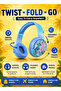 Volkano Disney Stitch Bluetooth Wireless Stereo Headphones for Kids with 85dB Safe Volume Limiter, Bluetooth 5.3, Built-In Mic, Foldable Design, AUX Input, USB-C, 13H Playtime - 6