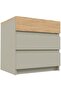 Bellano Night Stand With Hidden Storage | Multifunctional Bedside Table | Space Saving Nightstand - 2