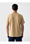 New Season Brown Crew Neck Printed Men's T-Shirt - 7