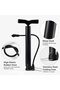 Portable Hand Air Pump with 3 Nozzle Attachments, Manual Air Inflator Pump for Bicycle Tires Sports Balls, Pool Floats, Air Cushions, Inflatable Toys & Outdoor Accessories - 4