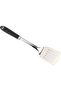 Home Pro Slotted Turner with Handle, Silver/Black