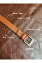 Lend Lia Model Buckle Jacket Belt Dress Belt Trouser Belt - 2