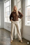 Bitter Coffee Poncho Blouse, Tulle Blouse, Transparent Poncho - 5