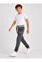 10806-26 Boy's Anthracite Sweatpants with Pockets, Lace-Up Elastic Cuffs, Jogger Pants - 7