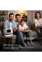 1080P Full HD Smart Projector, 400 ANSI Lumens, 4K HDR Supported, Auto Focus & 6D Keystone, Android 12, WiFi 6 & Bluetooth 5.4, AirPlay & Miracast, Home Theater Video Projector -White - 6