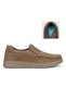 Dr.Jells Laceless Pool Model Insole Heel Gel Supported Summer Genuine Leather Men's Comfort Shoes - 2