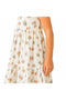 Girl's Floral Patterned Lace Collar Cotton Dress - 7