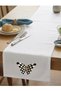 Runner 110*40 cm Design Decorative Runner Kitchen and Living Room Tablecloth White Color - 3