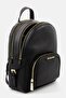 Women Brand Logo Backpack 30 H x 25 L x 12 W cm, Black - 3
