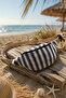 Unisex Striped Patterned Woven Waist and Shoulder Bag - 3