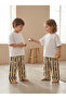 Overce Muslin Oversize Children's Pants – Unisex 100% Cotton Loose Fit Lemon Patterned - 2