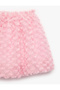 Elastic Waist Tulle Detailed Balloon Shape Tutu Skirt - 5