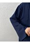 Elifgül Belted 3-Piece Trouser Suit with Slits at the Sleeves - Eu3429 Navy Blue - 3