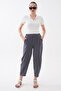 Women's Elastic Waist Tensel Balloon Pants 260507 - - 2