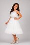 Girl's Princess Tulle Detailed Stone Belted Special Occasion Evening Dress Ak2615 - 3
