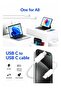 كابل شحن ZEROSPACE من USB-C إلى USB-C بطول 1 متر باللون الأبيض - 3