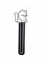 Black and White Cat Themed White Cute Cat Bookmark for Book Lovers 17 cm - 3