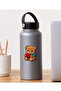 Cute Teddy Bear with Heart Sticker Car, Motorcycle, Helmet, Laptop, Glass Sticker 13X10 cm - 5