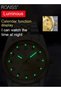 Couple Quartz Watch Set Stainless Steel Strap Round Dial with Rhinestone Decoration Luxurious Luminous Waterproof Calendar Analog Wristwatch Gift for Men and Women Gold - 4