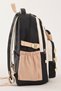 Galb Black Brown Tr2 Luxury Imported Fabric Girls' School Bag – Primary School with 6 Accessories and Buckle Gift - 5