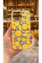 Iphone 15 pro max compatible lemon patterned transparent shock absorbing camera protected clear case - 2