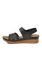 Black Lightweight Women's Heeled Slippers 101-990 Z
