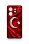 Infinix Zero 30 Compatible Turkish Flag Patterned Silicone Case - 2
