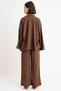 Women's Large Size Oversize Double Breasted Collar Long Sleeve Shirt Pants Set Modal Fabric Daily Comfortable - 5