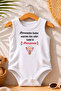 Grandmother Printed Baby Bodysuit 100% Cotton Bodysuit