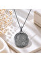 Armor Prayer Necklace – Silver Color Steel Necklace