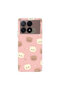 Poco X6 Pro Compatible Minies 1 Design Transparent Case