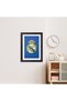 Alayra Real Madrid FC 3D Textured Logo Poster Framed Painting With Black Frame (12 inches x 9inches) - 3