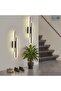 Wall Light LED Indoor, 16W 1800LM Wall Lamp Modern, Warm White 3000K, Black Long Wall Sconce Acrylic for Bedroom, Living Room, Corridor, Hallway - 7