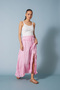 Ripple-Detail Skirt Pink - 3