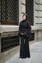Women's Ruffled Sleeves Spanish Sleeve Set Black - 3