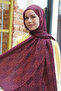 Monogram Pattern Nia Cotton Shawl - 2