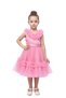 - Girls' Tiered Tulle Ruffle Dress - Multicolor - 1Y to 10Y