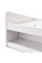 Beta 90x200 Bed W/Built In Side Storage | Wooden Single Bed Frame L205.5xW100.5xH90cm - White - 6