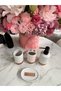 4-Piece Ceramic White Arow Bathroom Set - 4