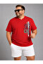 Large Size Cotton Comfortable Fit Daily Use Crew Neck Men's T-Shirt