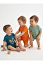 Unisex Baby Camisole Summer Printed Short Sleeve Romper 3-Pack - 4