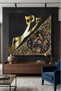 Vibrant Birds Islamic Wall Art | Framed Canvas Print | Arabic Calligraphy Decor for Living Room, Bedroom, Office & Gift