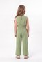Girl's Cotton Muslin Comfortable Set M00826 Green - 4