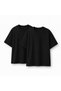 Unisex Oversize Basic 100% Cotton T-Shirt 2-Pack |   Unprinted Solid Color Daily Comfortable Fit