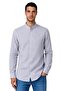 Ar-Ma Men's Shirt Basic Plain Button Closure Without Pockets Long Sleeve Judge Collar Shirt Regular Fit Y31 - 3