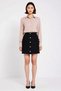 Women's Plus Size Bell Cut Skirt Gold Button Detailed Short Length Casual Daily Knitted Modern Stylish Comfortable - 4