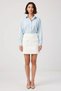 Women's Mini Denim Skirt Pocket Detailed 100% Cotton Rigid Woven Summer Collection Daily Casual Modern Stylish - 4