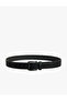 Square Buckle Faux Leather Belt - 2