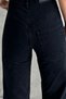 Women's High Waist 5-Pocket Loose Black Jeans - 3