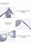 Men's Aviator Polarized Sunglasses UV400 Protection Sun Glasses Alloy Frame Fashion Anti-Glare for Driving Fishing Traveling Iron Black - 5